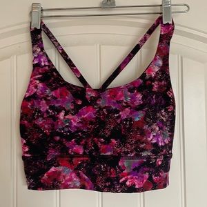 Lululemon floral bra size 8